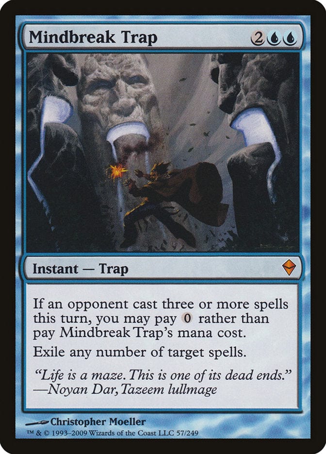 Mindbreak Trap [Zendikar] Magic: The Gathering