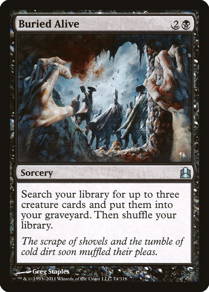 Buried Alive [Commander 2011] Magic: The Gathering