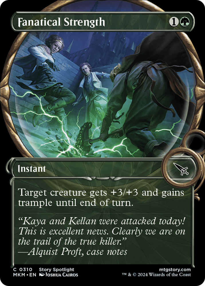 Fanatical Strength (Showcase) [Murders at Karlov Manor] Magic: The Gathering