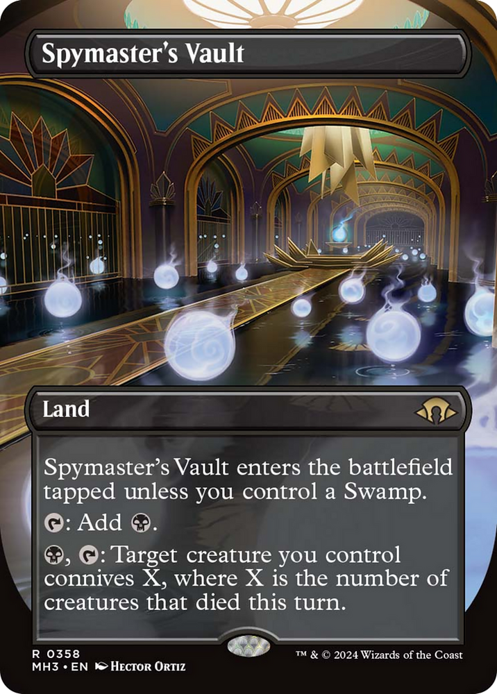 Spymaster's Vault (Borderless) [Modern Horizons 3] Magic: The Gathering