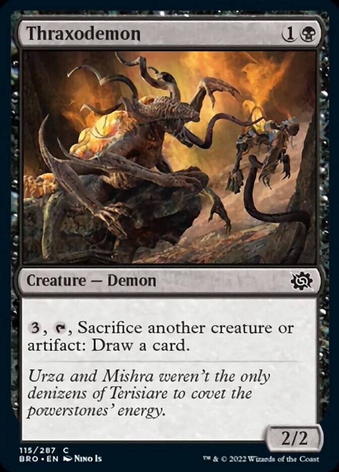 Thraxodemon [The Brothers' War] Magic: The Gathering