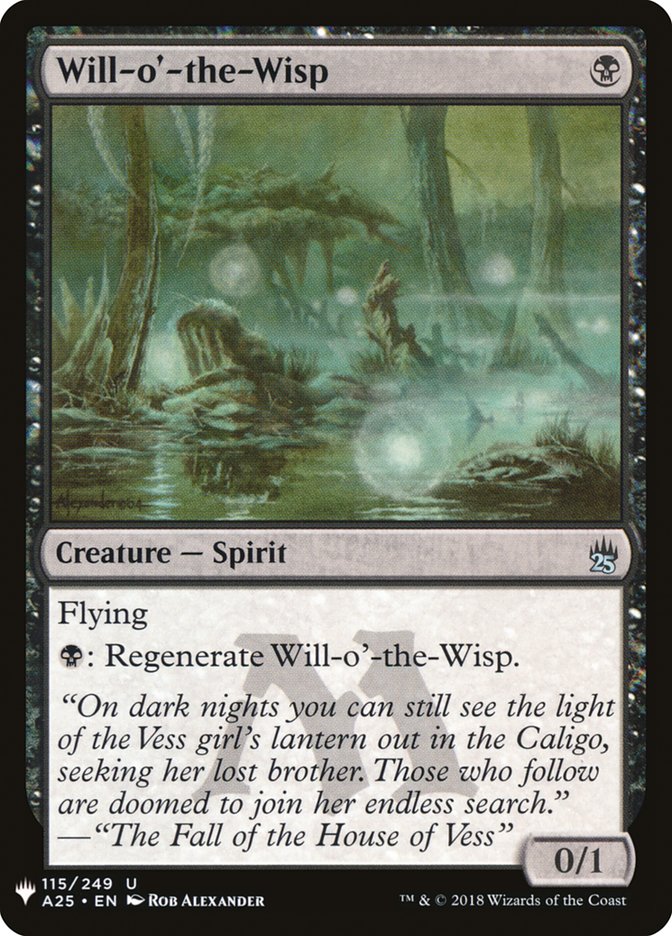 Will-o'-the-Wisp [Mystery Booster] Magic: The Gathering