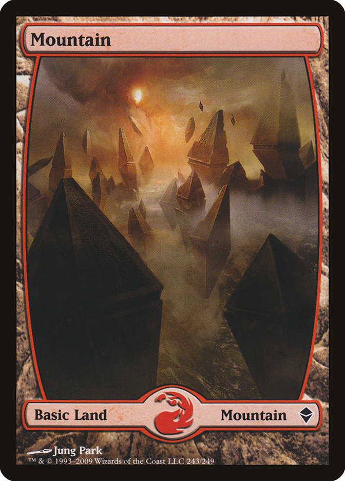 Mountain (243) [Zendikar] Magic: The Gathering