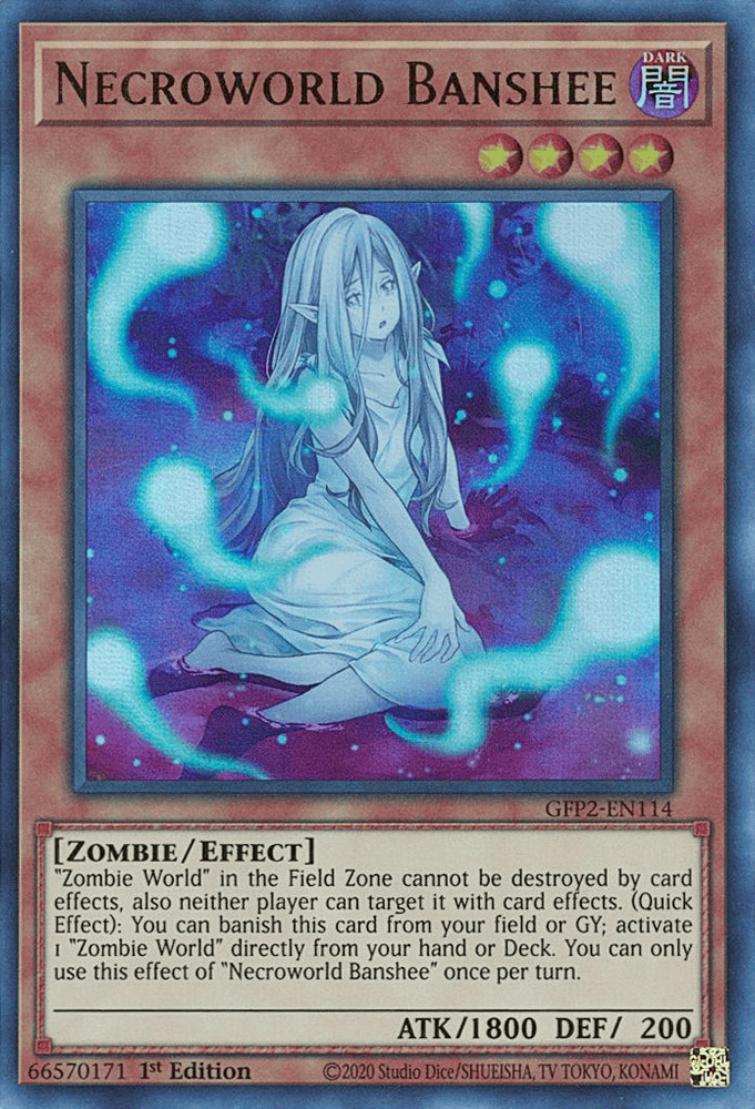 Necroworld Banshee [GFP2-EN114] Ultra Rare - Yugioh Cards For Your TCG Needs!
