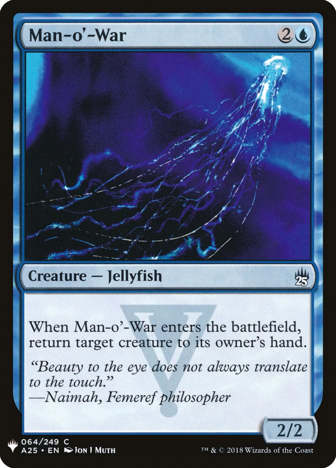 Man-o'-War [Mystery Booster] Magic: The Gathering
