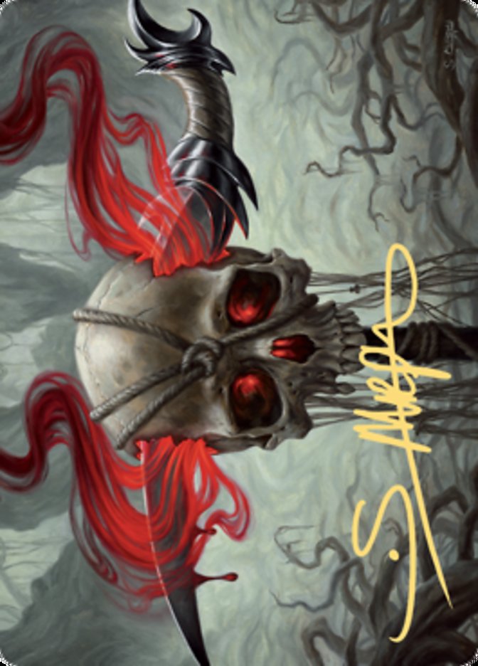 Mind Carver Art Card (Gold-Stamped Signature) [Zendikar Rising Art Series] Magic: The Gathering