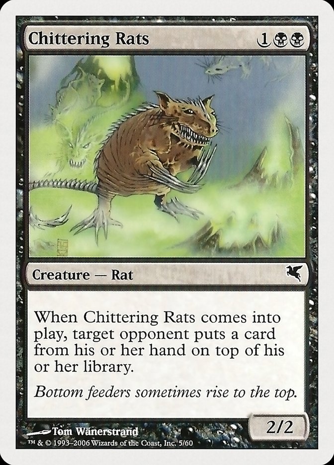 Chittering Rats (5) [Hachette UK] Magic: The Gathering