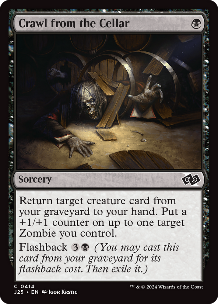 Crawl from the Cellar [Foundations Jumpstart] Magic: The Gathering