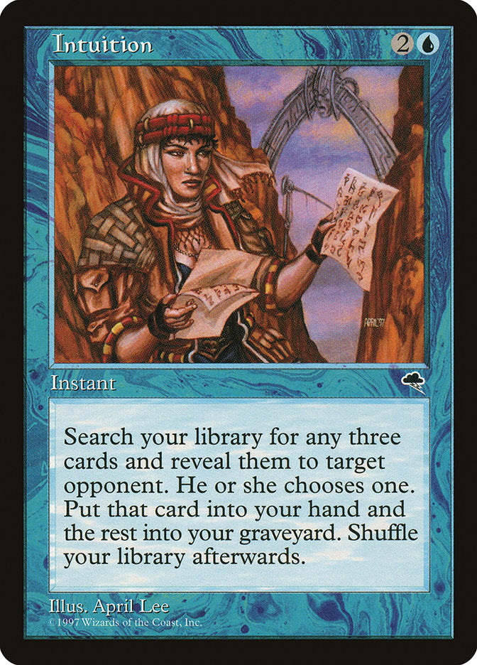 Intuition [Tempest] Magic: The Gathering