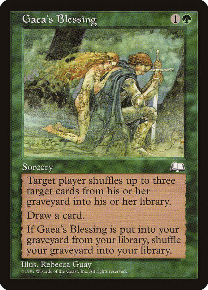 Gaea's Blessing [Weatherlight] Magic: The Gathering