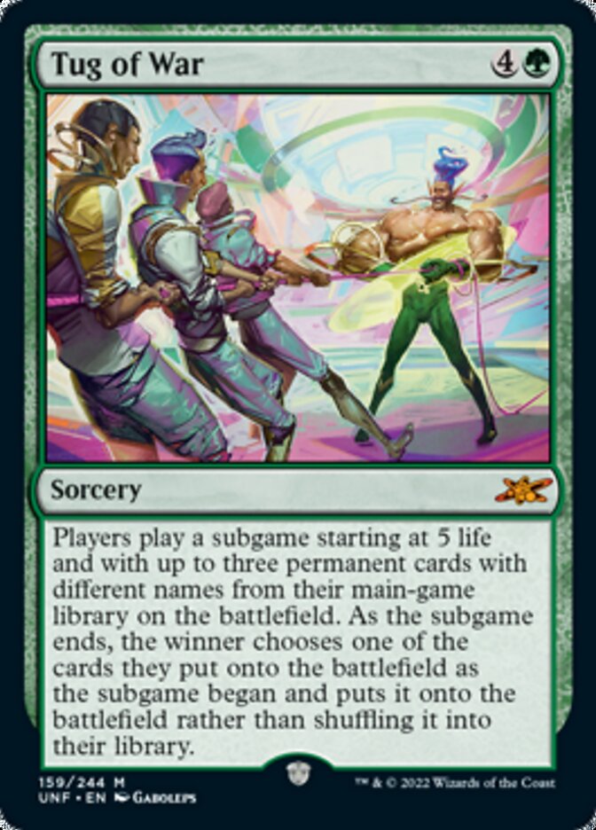 Tug of War [Unfinity] Magic: The Gathering