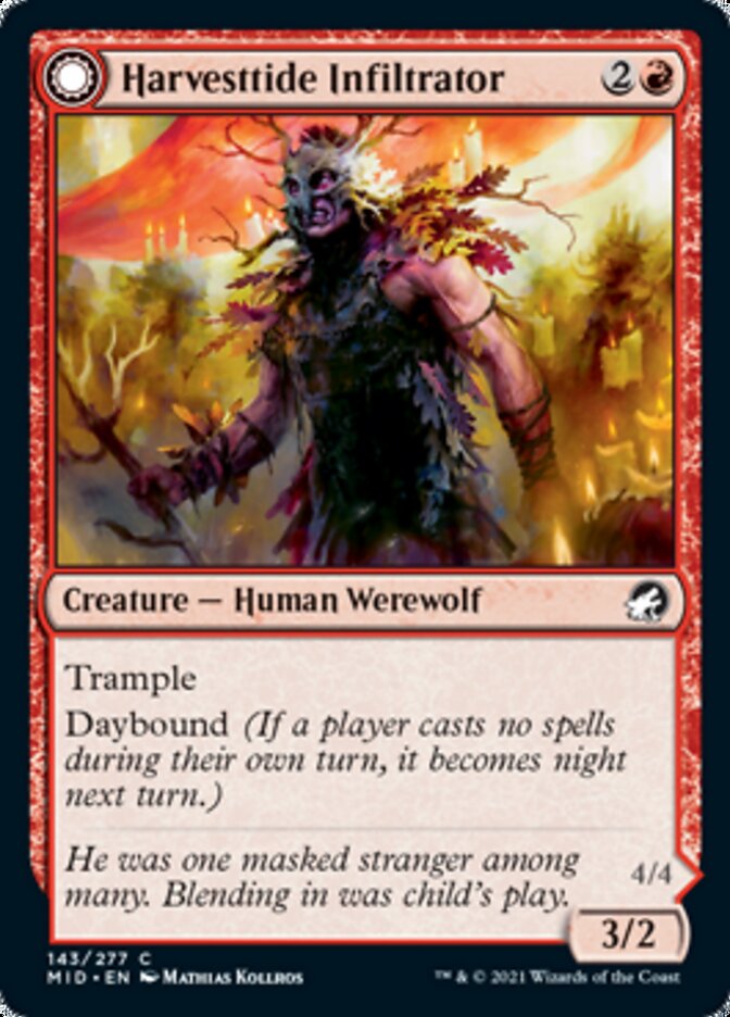 Harvesttide Infiltrator // Harvesttide Assailant [Innistrad: Midnight Hunt] Magic: The Gathering