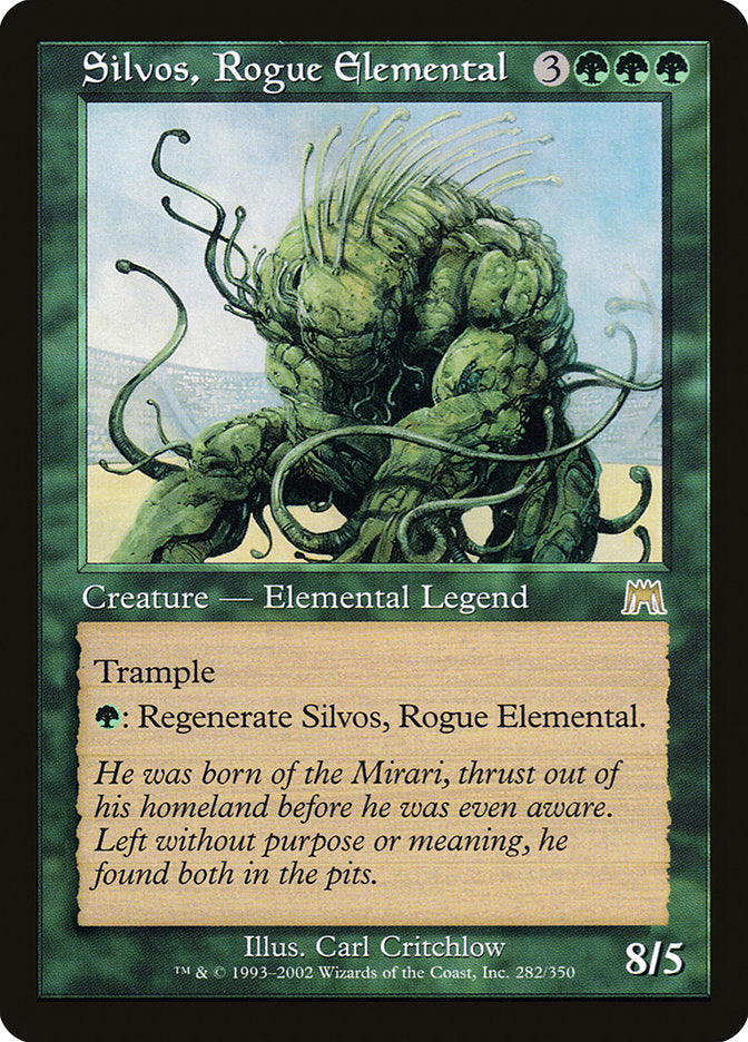 Silvos, Rogue Elemental [Onslaught] Magic: The Gathering