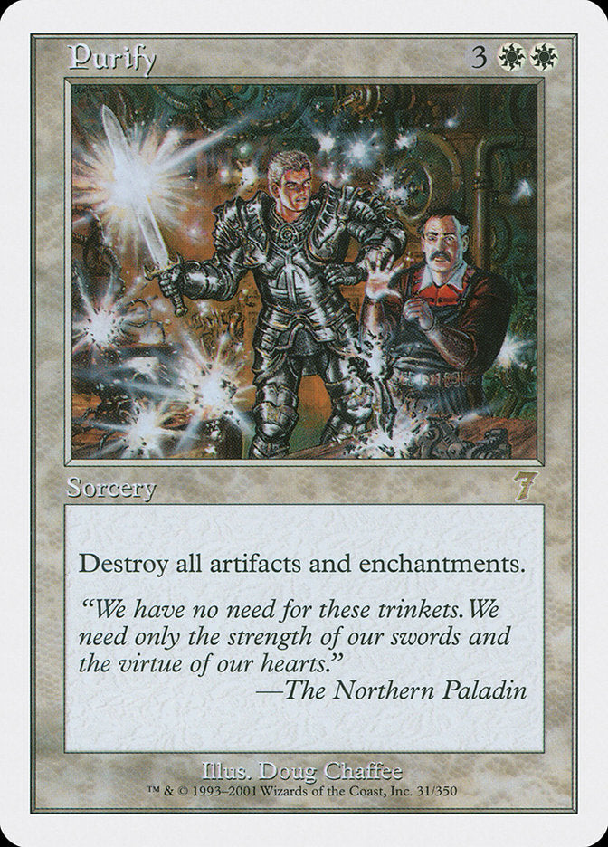 Purify [Seventh Edition] Magic: The Gathering