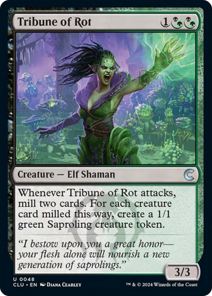 Tribune of Rot [Ravnica: Clue Edition] Magic: The Gathering