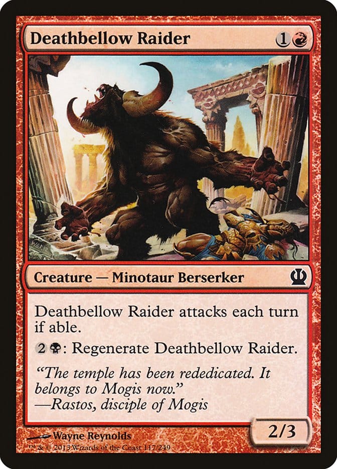 Deathbellow Raider [Theros] Magic: The Gathering