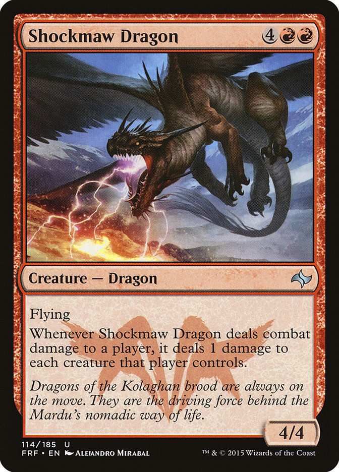 Shockmaw Dragon [Fate Reforged] Magic: The Gathering
