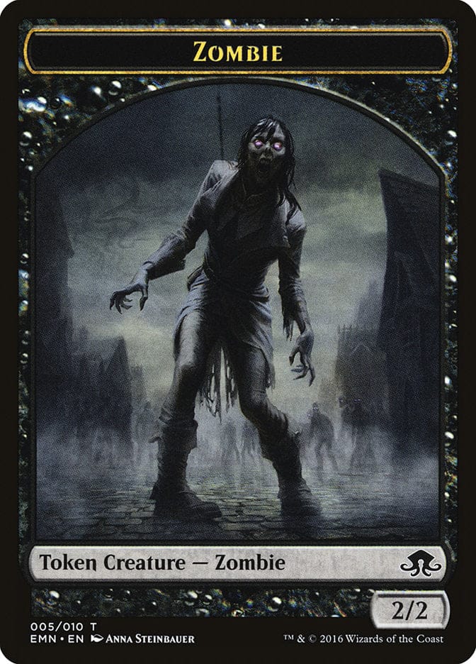 Zombie Token (005/010) [Eldritch Moon Tokens] Magic: The Gathering