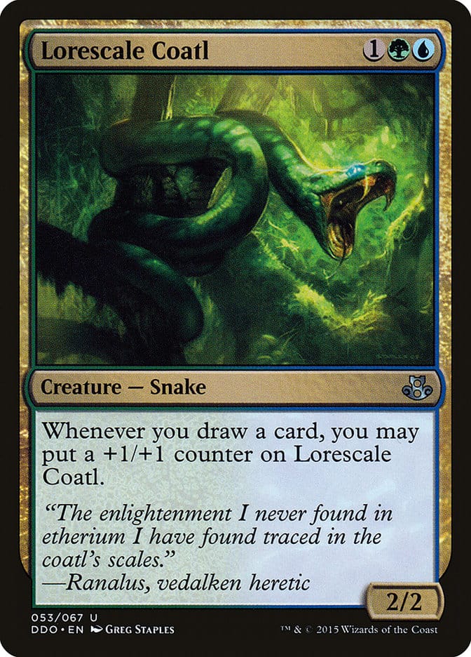 Lorescale Coatl [Duel Decks: Elspeth vs. Kiora] Magic: The Gathering