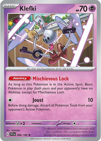 Klefki (096/198) [Scarlet & Violet: Base Set] - Pokemon Cards For Your TCG Needs!
