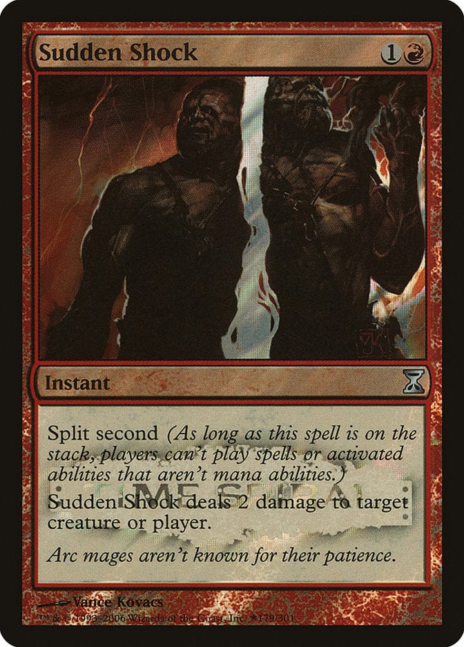 Sudden Shock [Time Spiral Promos] Magic: The Gathering