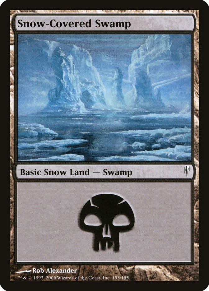 Snow-Covered Swamp [Coldsnap] Magic: The Gathering