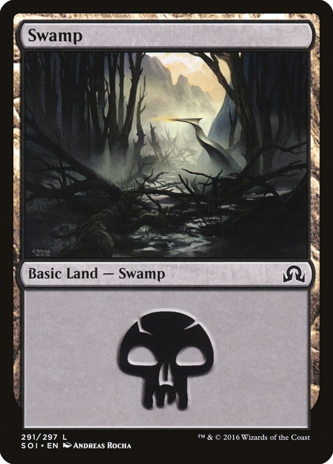 Swamp (291) [Shadows over Innistrad] Magic: The Gathering