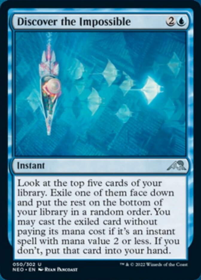 Discover the Impossible [Kamigawa: Neon Dynasty] Magic: The Gathering