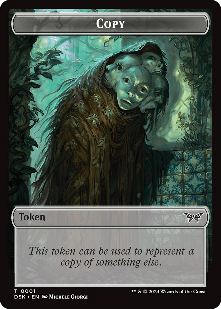 Treasure // Copy Double-Sided Token [Duskmourn: House of Horror Tokens] Magic: The Gathering