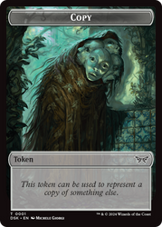 Treasure // Copy Double-Sided Token [Duskmourn: House of Horror Tokens] Magic: The Gathering