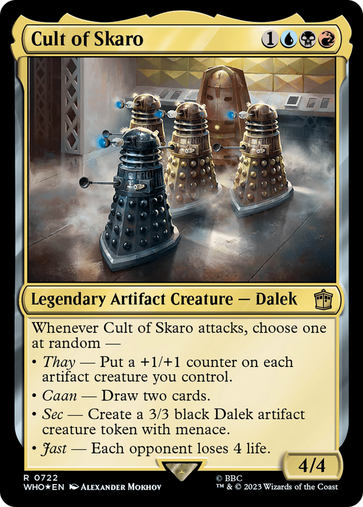 Cult of Skaro (Surge Foil) [Doctor Who] Magic: The Gathering