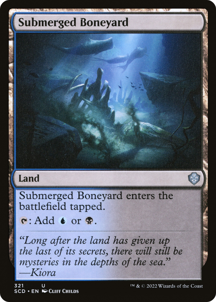 Submerged Boneyard [Starter Commander Decks] Magic: The Gathering