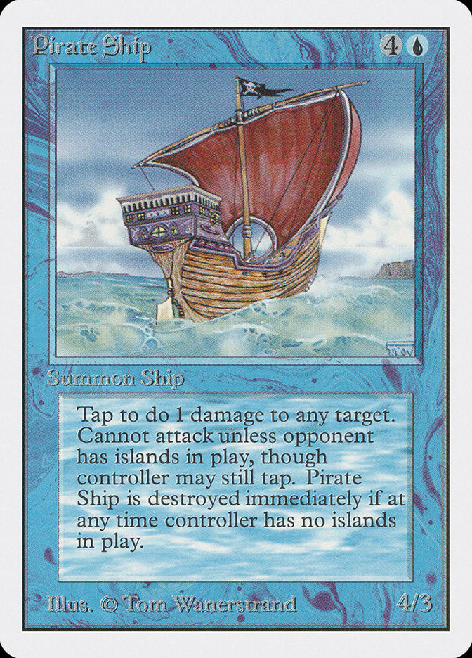 Pirate Ship [Unlimited Edition] Magic: The Gathering