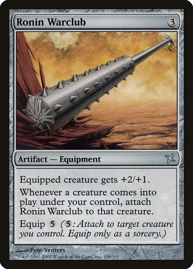 Ronin Warclub [Betrayers of Kamigawa] Magic: The Gathering