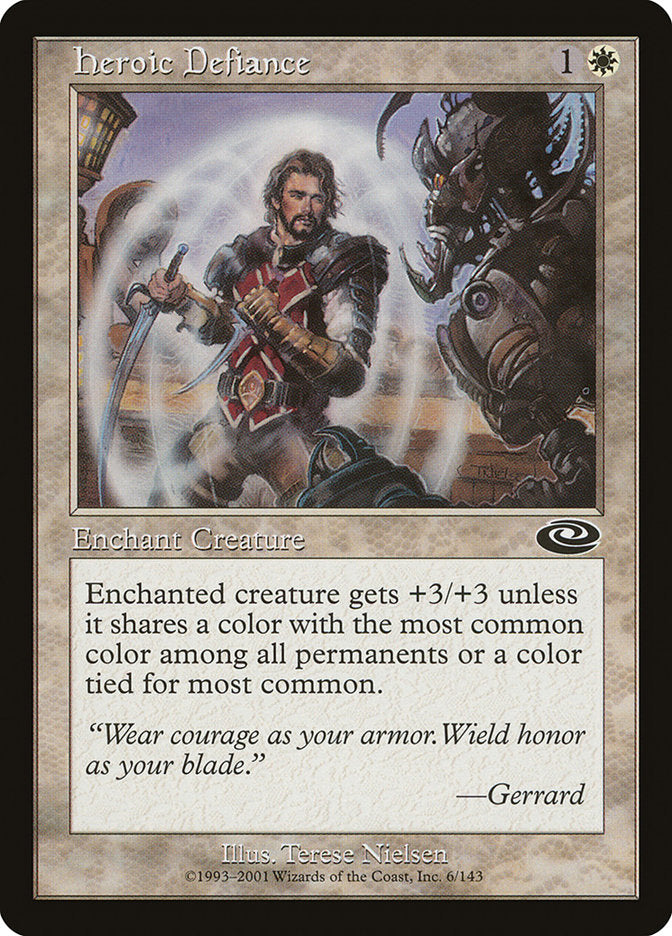 Heroic Defiance [Planeshift] Magic: The Gathering