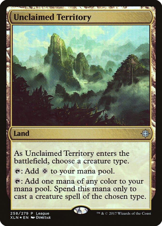 Unclaimed Territory (League) [Ixalan Promos] Magic: The Gathering