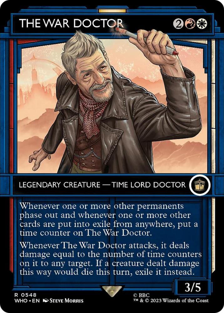 The War Doctor (Showcase) [Doctor Who] Magic: The Gathering