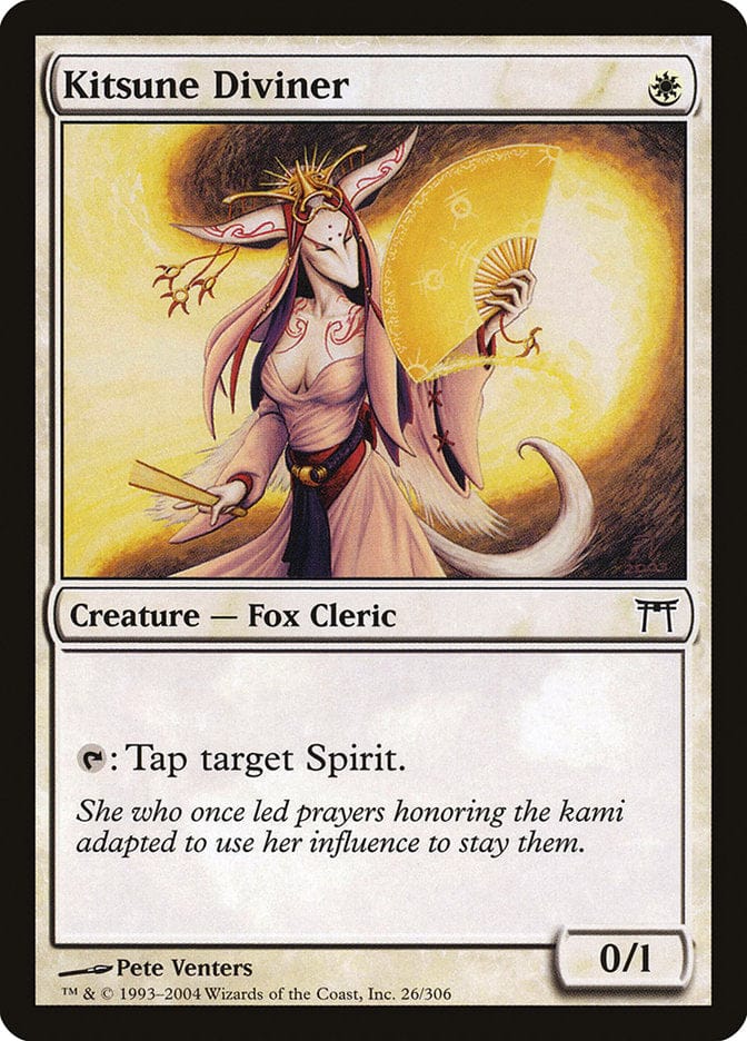 Kitsune Diviner [Champions of Kamigawa] Magic: The Gathering