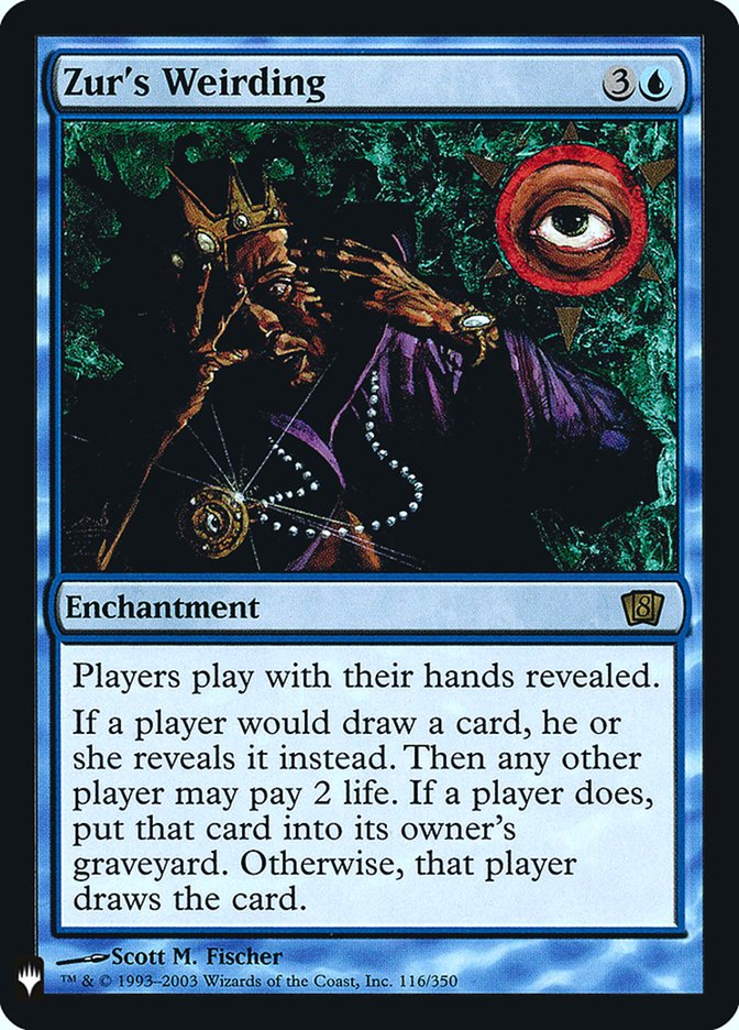 Zur's Weirding [Mystery Booster] Magic: The Gathering