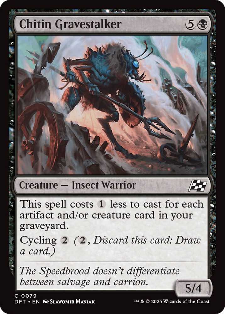 Chitin Gravestalker [Aetherdrift] Magic: The Gathering