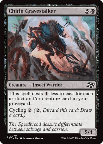 Chitin Gravestalker [Aetherdrift] Magic: The Gathering
