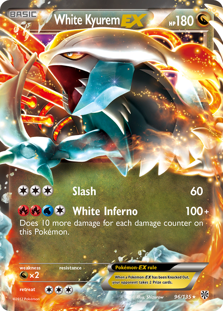 White Kyurem EX (96/135) [Black & White: Plasma Storm] Pokémon