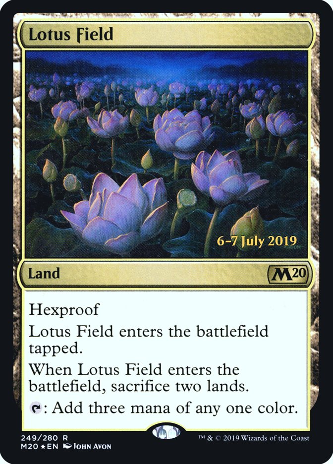 Lotus Field [Core Set 2020 Prerelease Promos] Magic: The Gathering