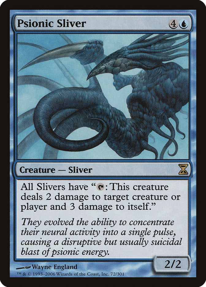 Psionic Sliver [Time Spiral] Magic: The Gathering