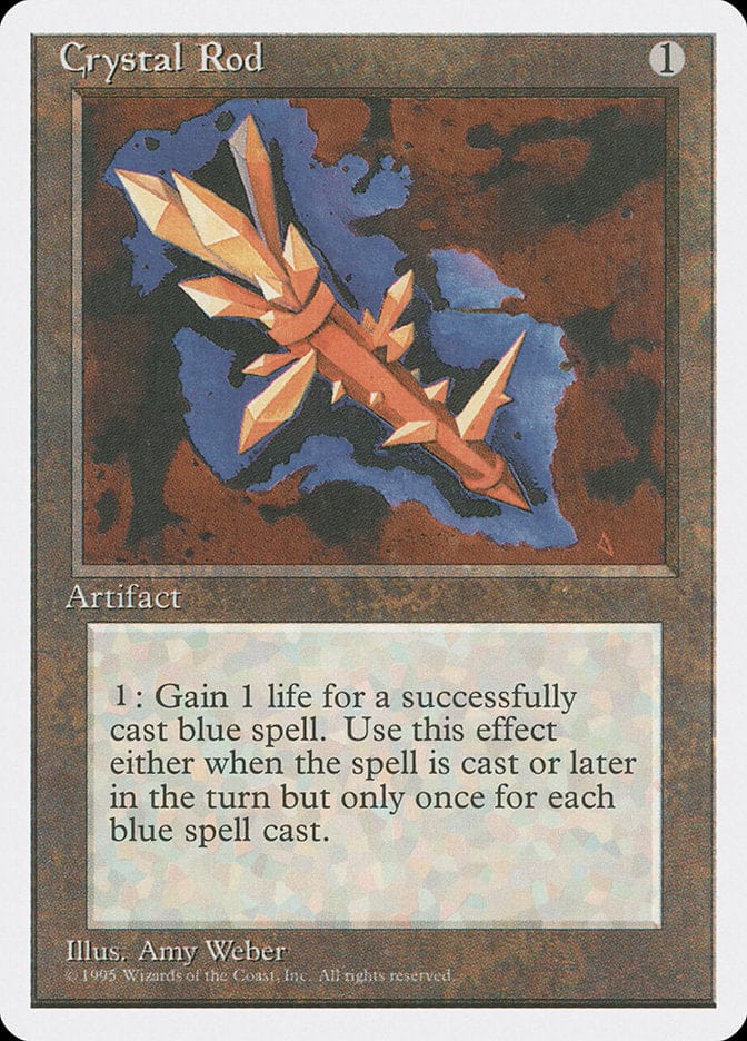 Crystal Rod [Fourth Edition] Magic: The Gathering
