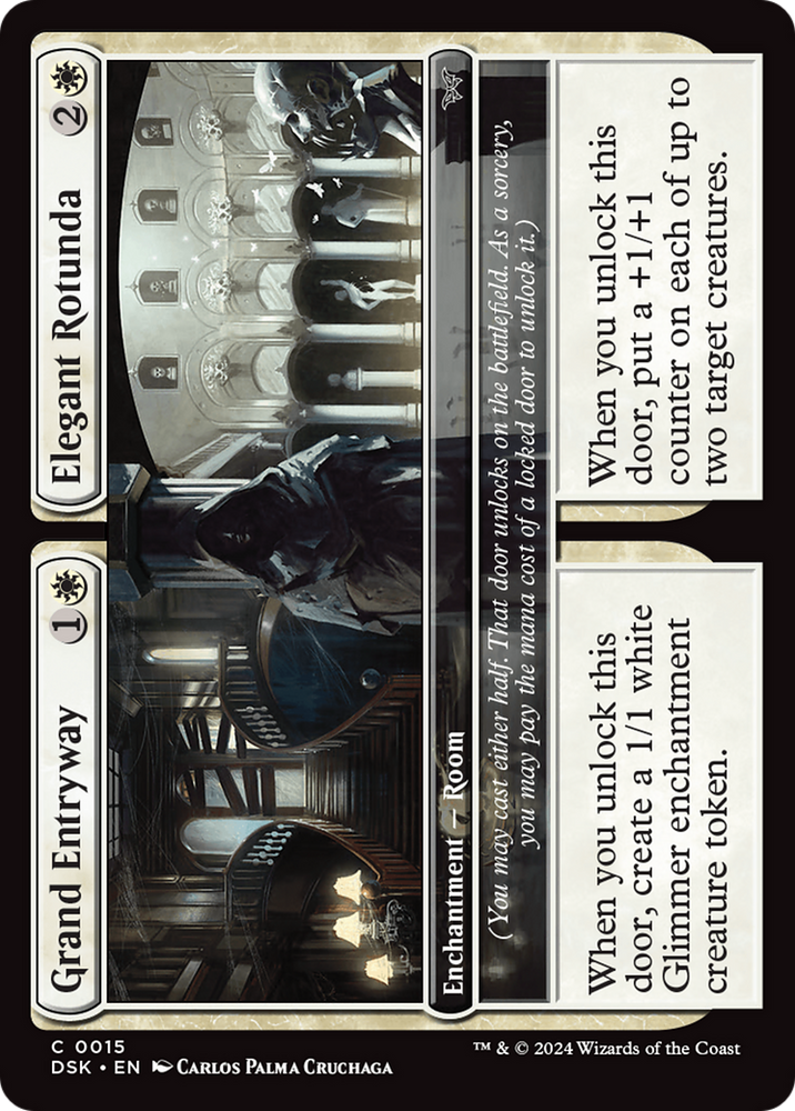 Grand Entryway // Elegant Rotunda (0015) [Duskmourn: House of Horror] Magic: The Gathering