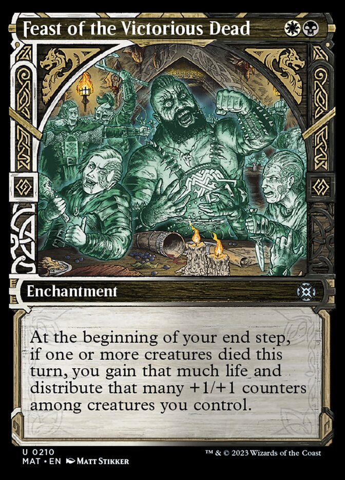 Feast of the Victorious Dead (Showcase Halo Foil) [March of the Machine: The Aftermath] Magic: The Gathering