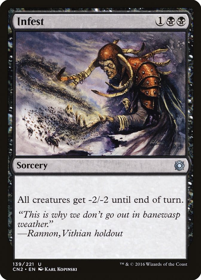 Infest [Conspiracy: Take the Crown] Magic: The Gathering