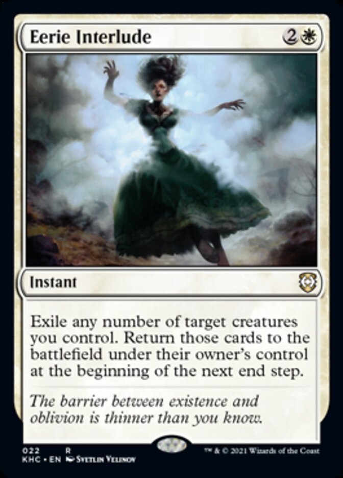 Eerie Interlude [Kaldheim Commander] Magic: The Gathering