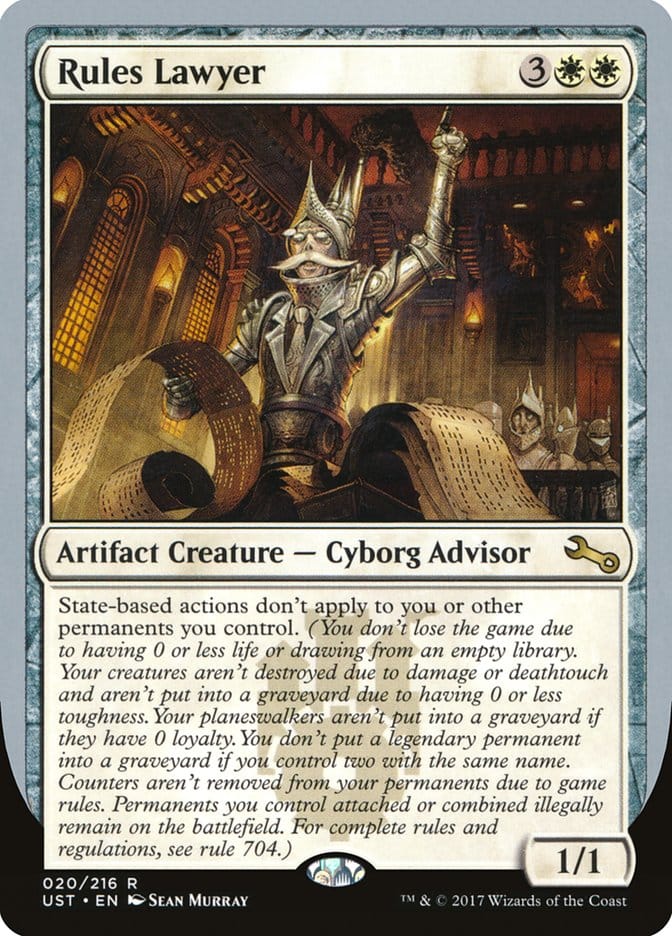 Rules Lawyer [Unstable] Magic: The Gathering